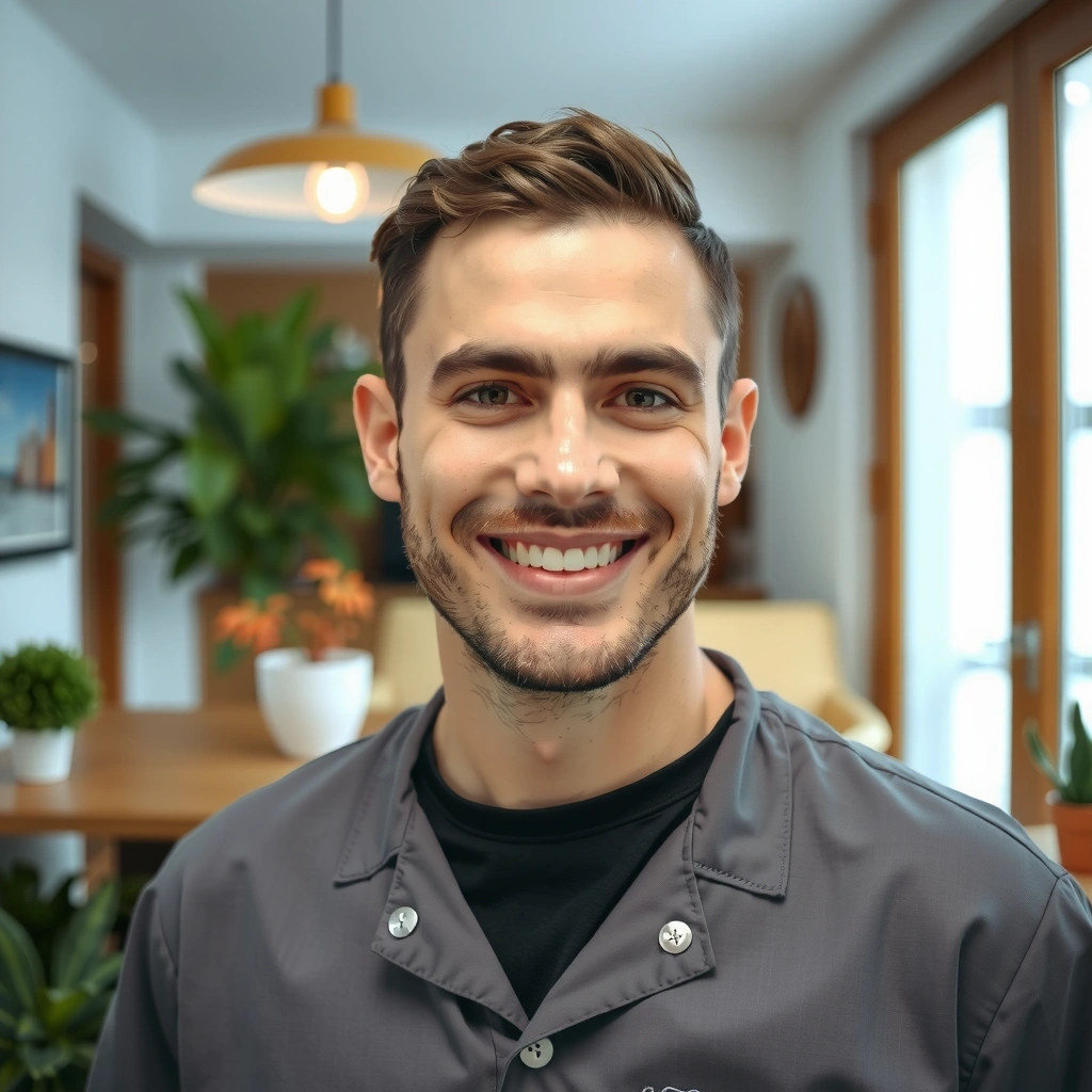 Portrét Tomáše Marka, specialisty na úklid domácností