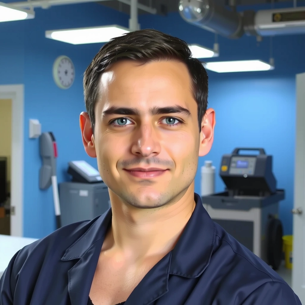 Portrét Jana Hrušky, specialisty na hloubkové čištění