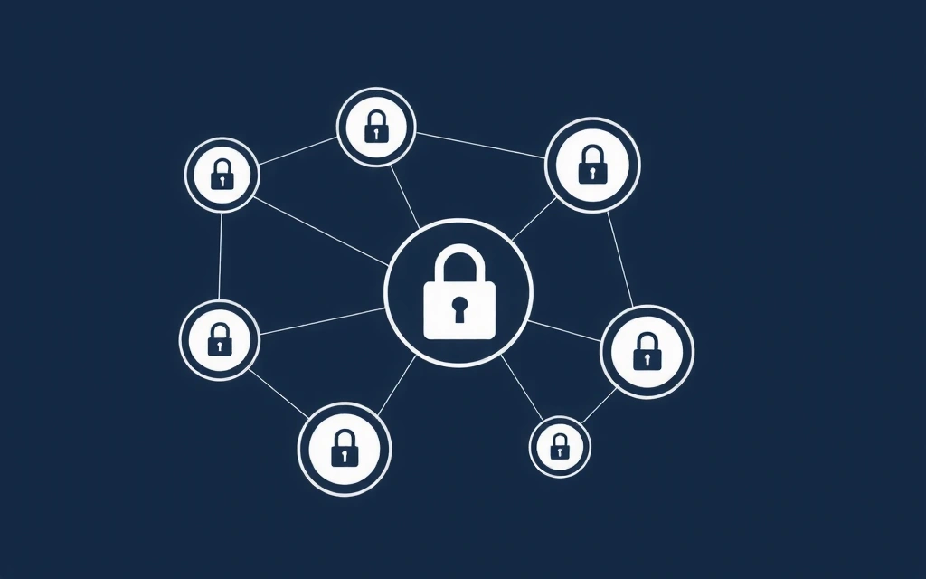 Ilustrace zabezpečeného sdílení dat mezi entitami