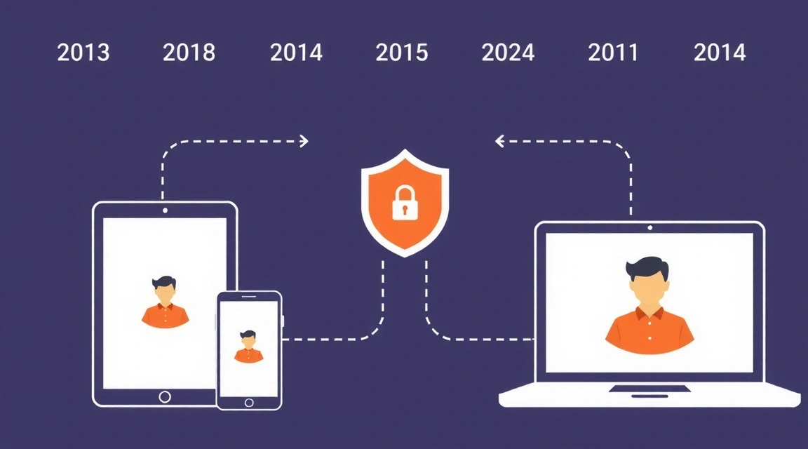 Ilustrace zabezpečení dat a ochrany soukromí